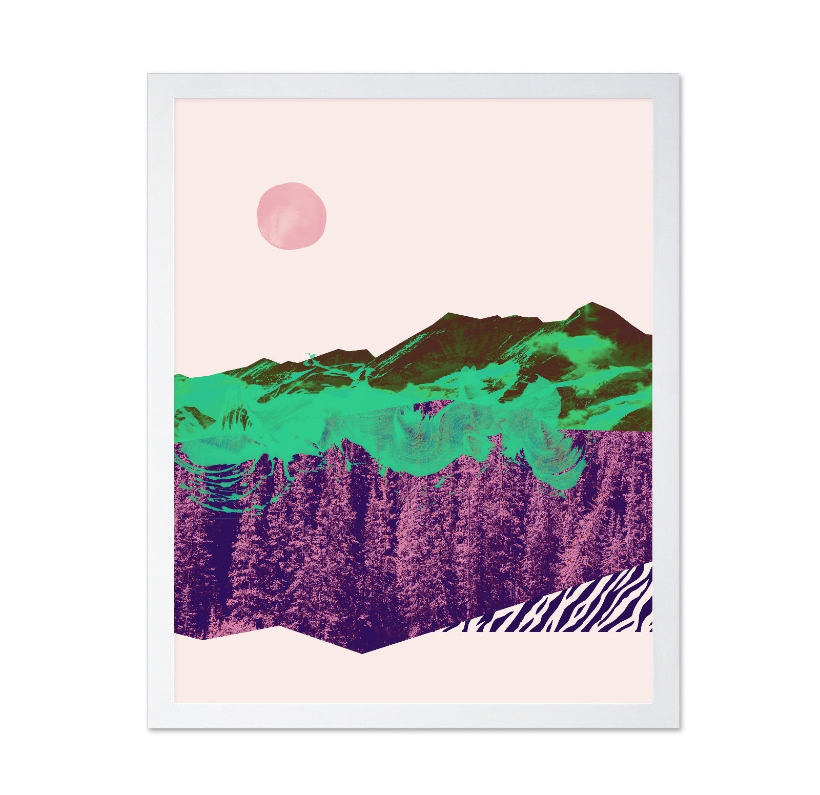 Neon Mountain Horizon