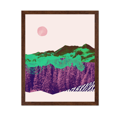 Neon Mountain Horizon