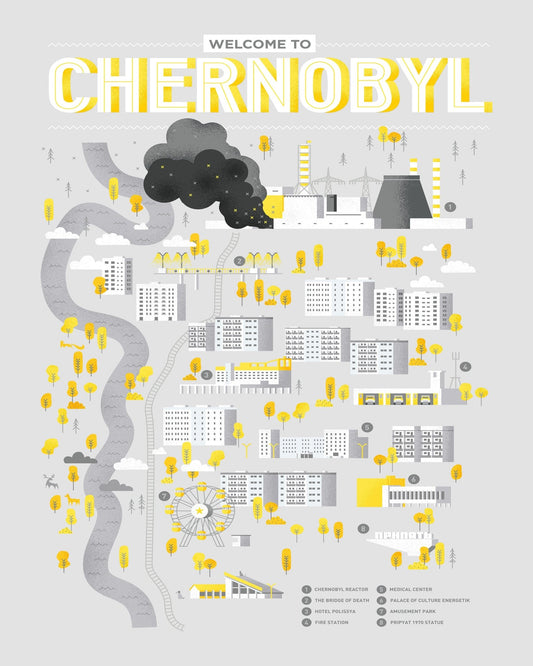 Chernobyl City Map