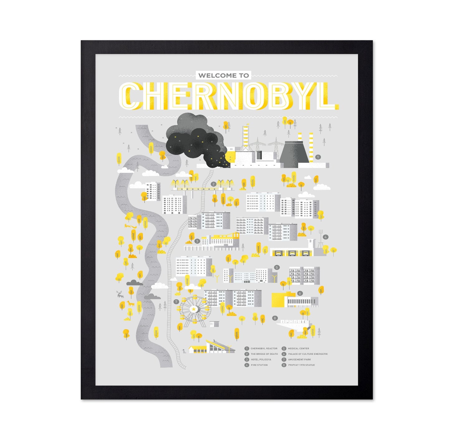 Chernobyl City Map