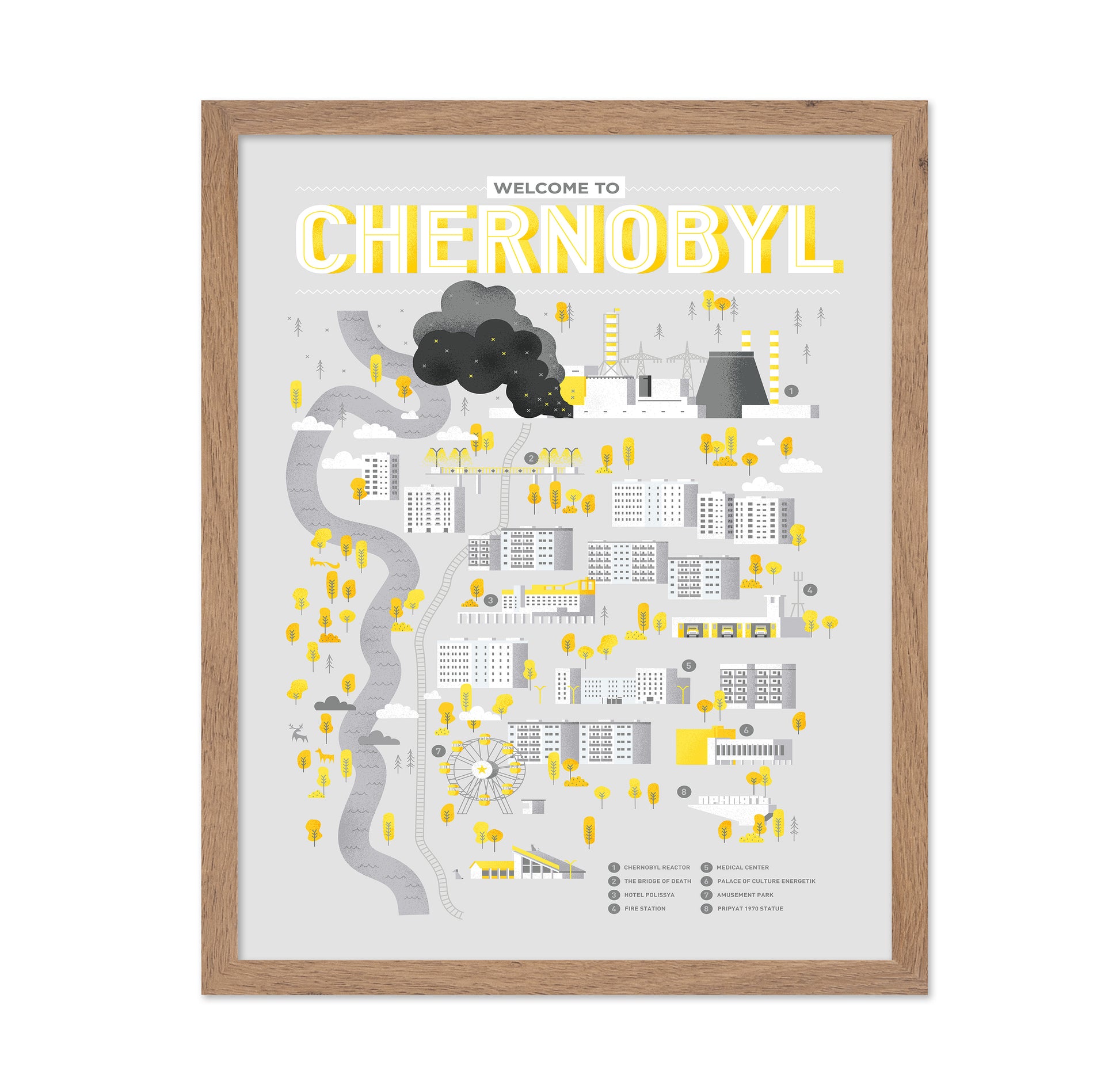 Chernobyl City Map