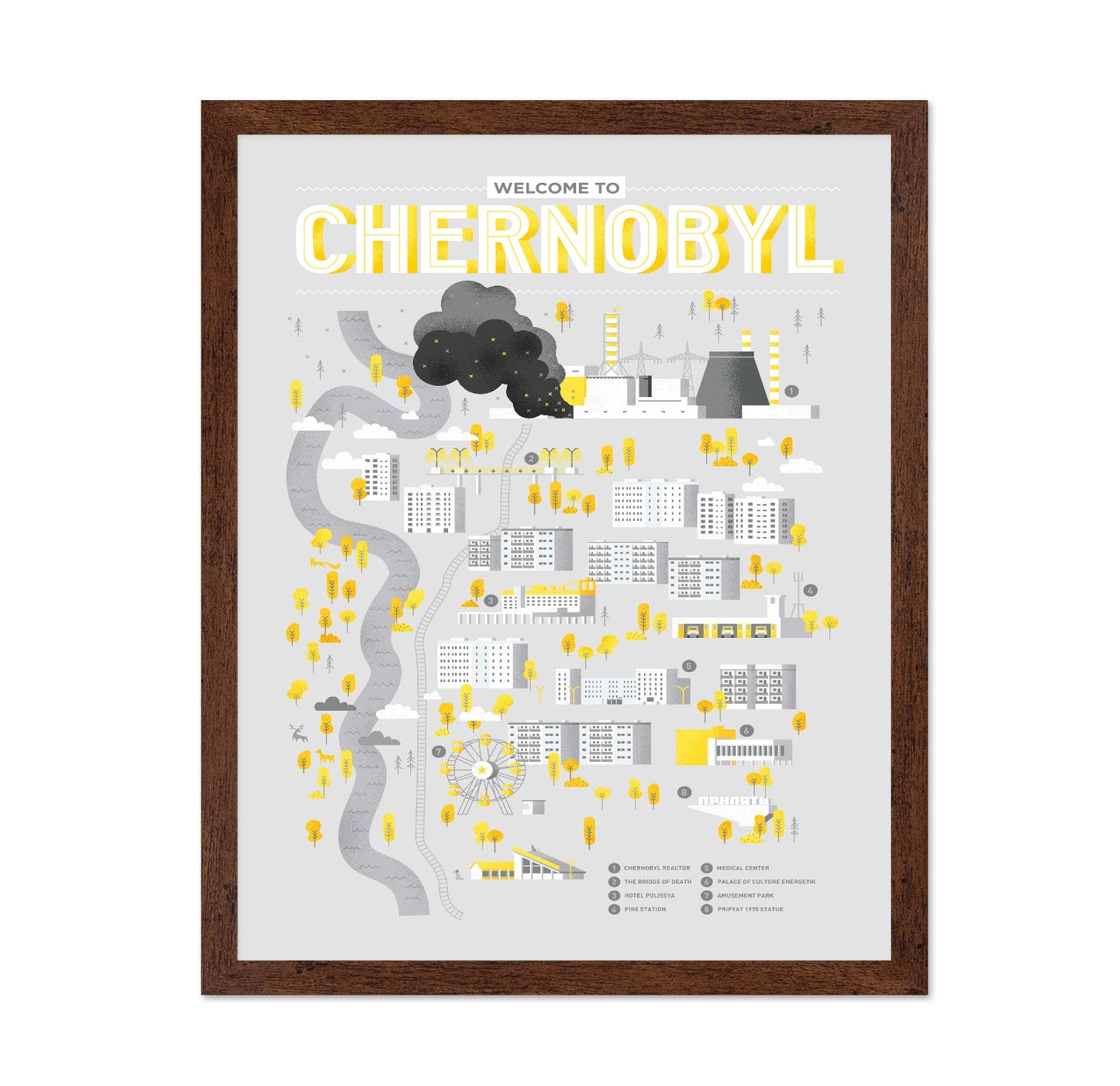 Chernobyl City Map