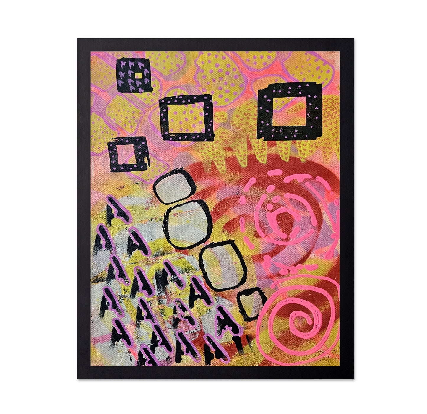 Neon Game Pattern