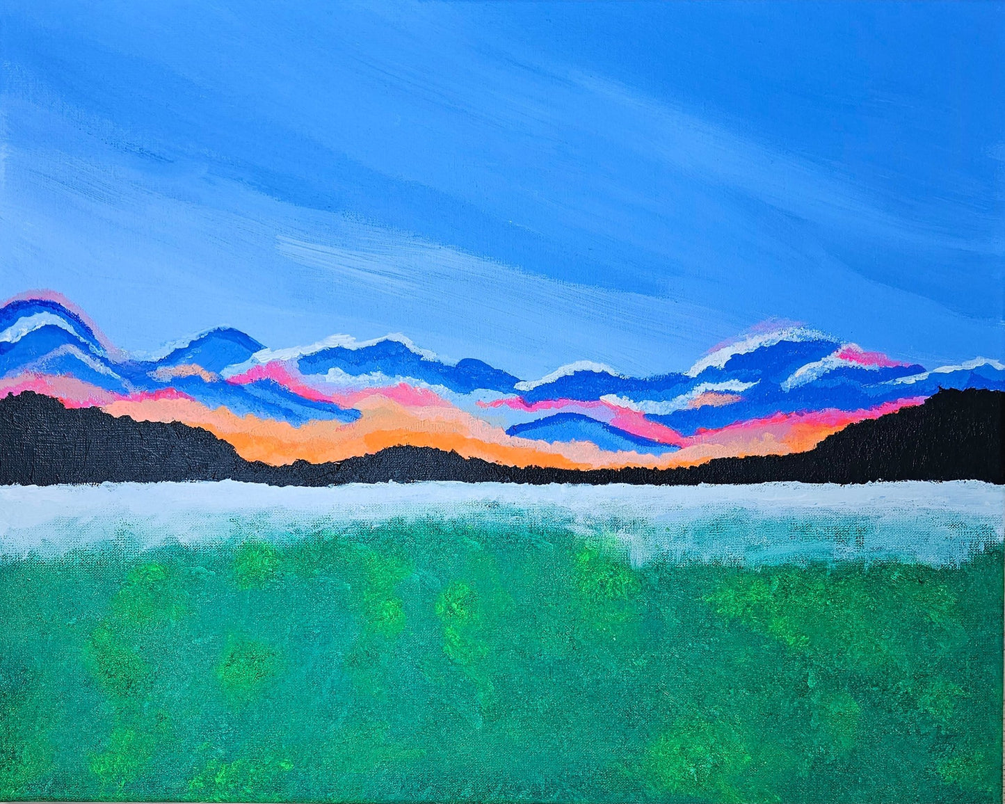 Colorful Sundown Hills