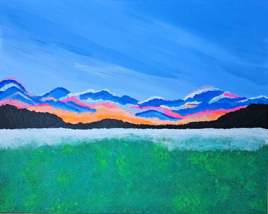 Colorful Sundown Hills