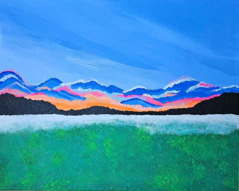 Colorful Sundown Hills