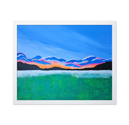 Colorful Sundown Hills