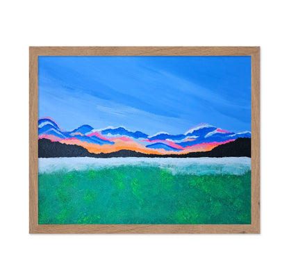 Colorful Sundown Hills