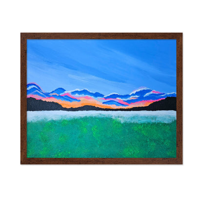 Colorful Sundown Hills