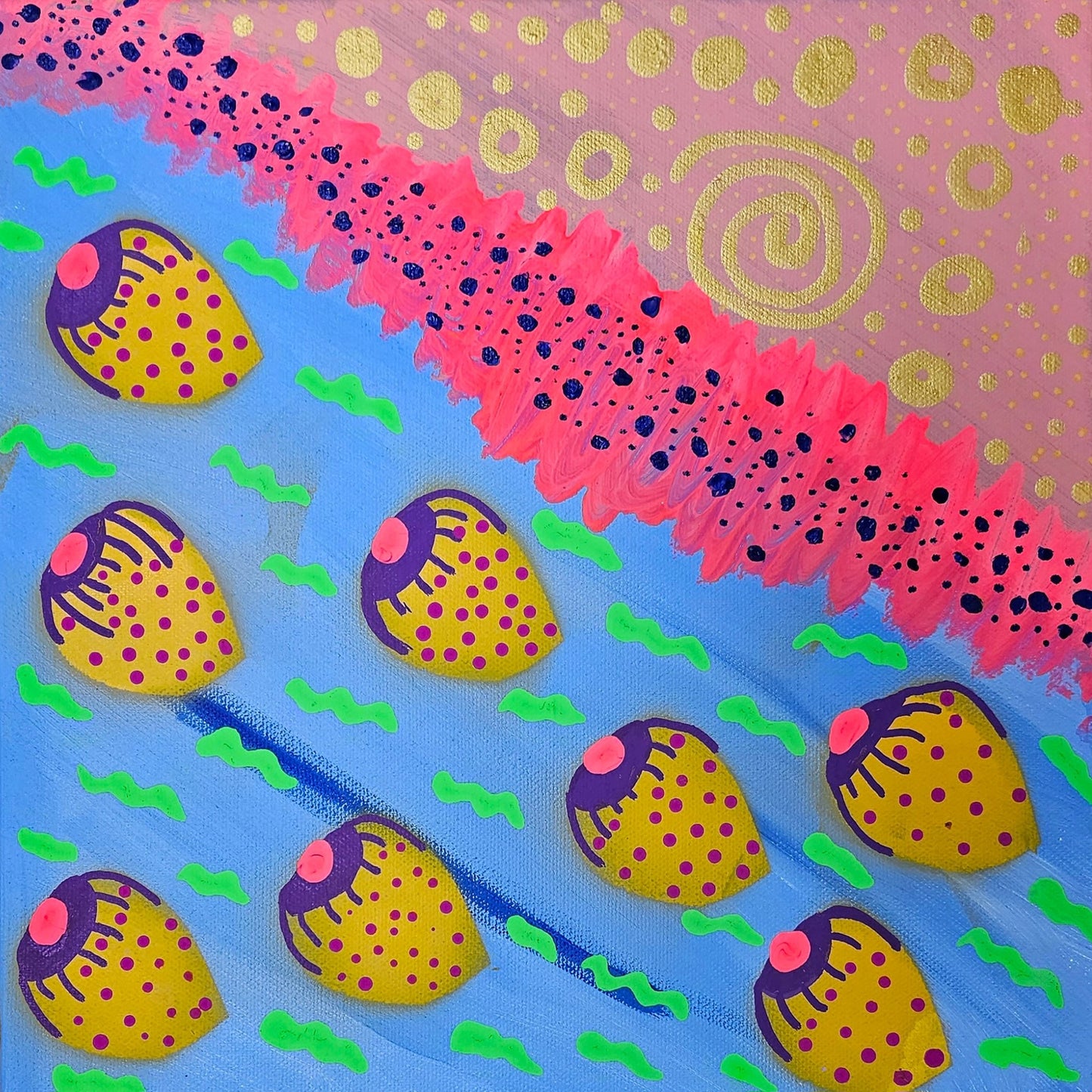 Neon Lemon Pattern