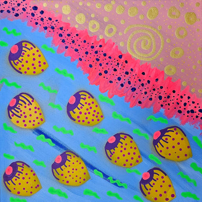 Neon Lemon Pattern