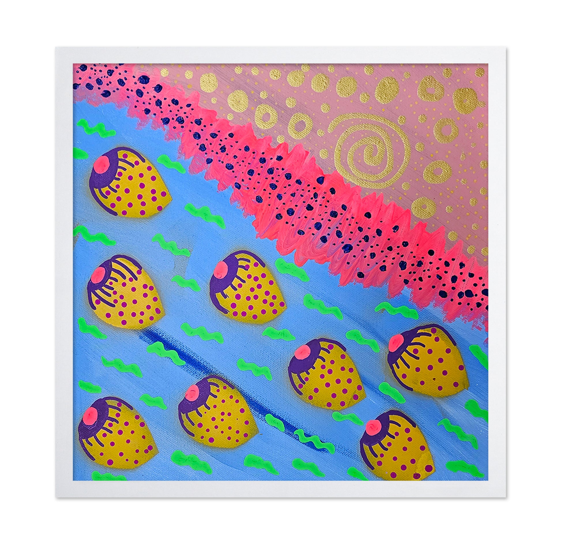 Neon Lemon Pattern