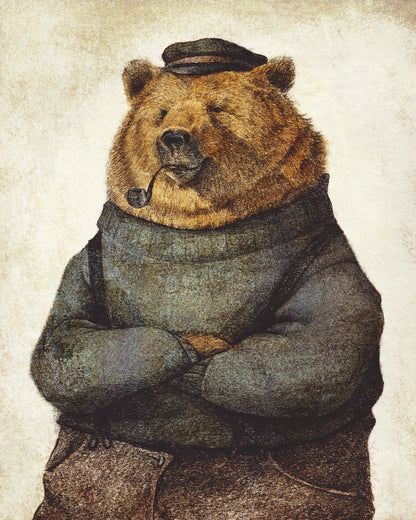 Cozy Bear Portrait