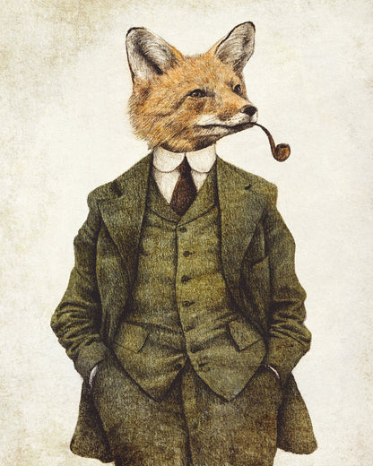 Stylish Fox Portrait