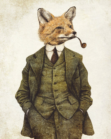 Stylish Fox Portrait