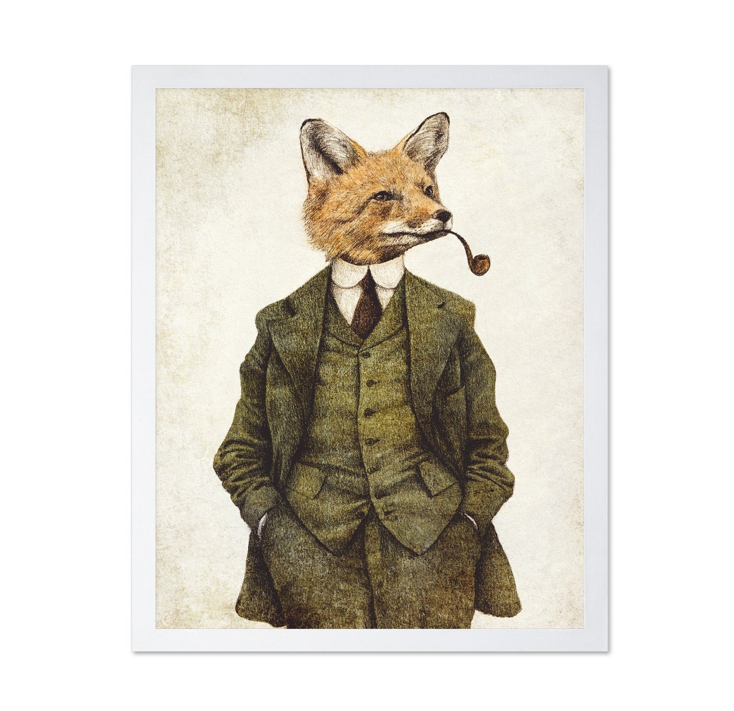 Stylish Fox Portrait