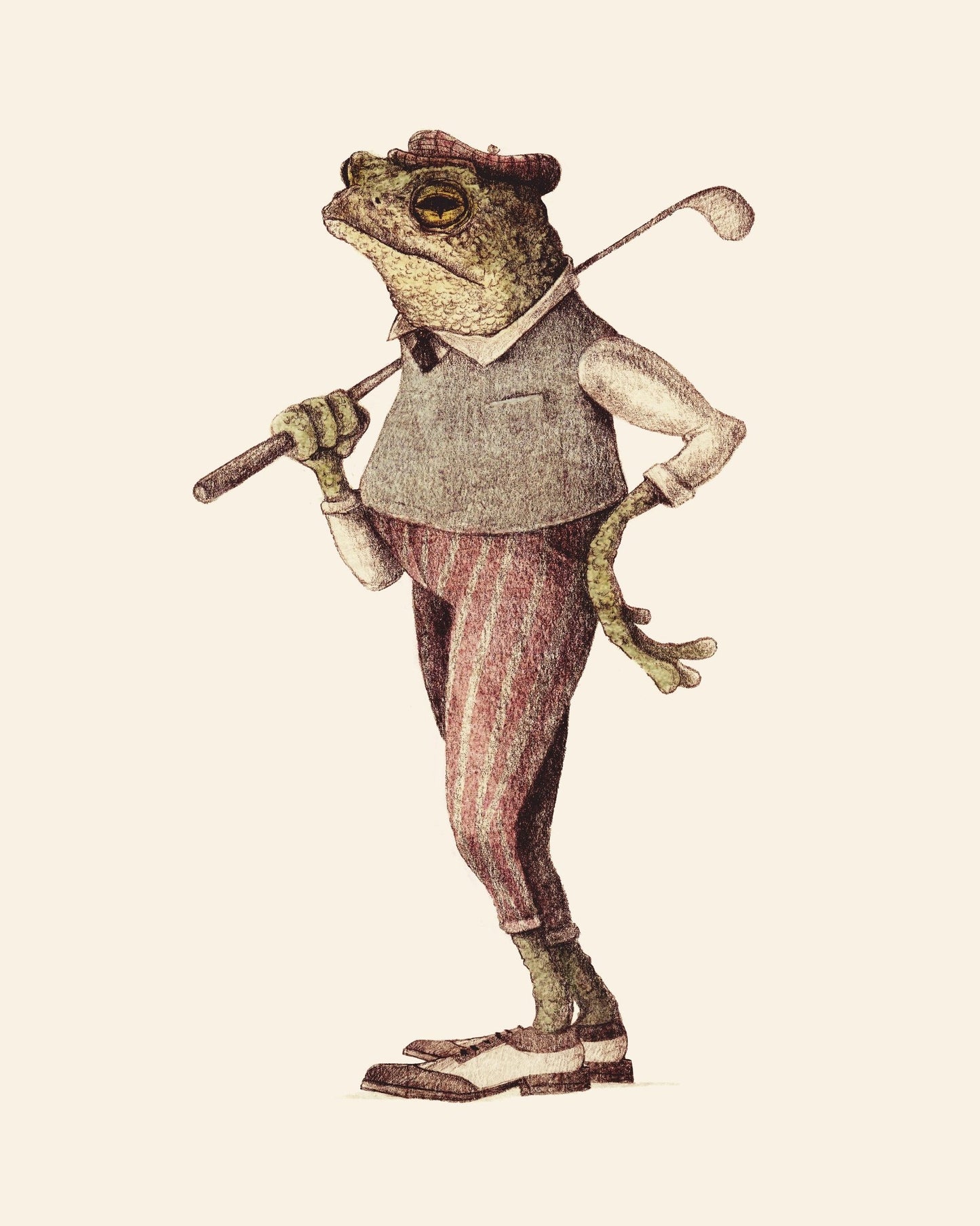 Golfing Frog