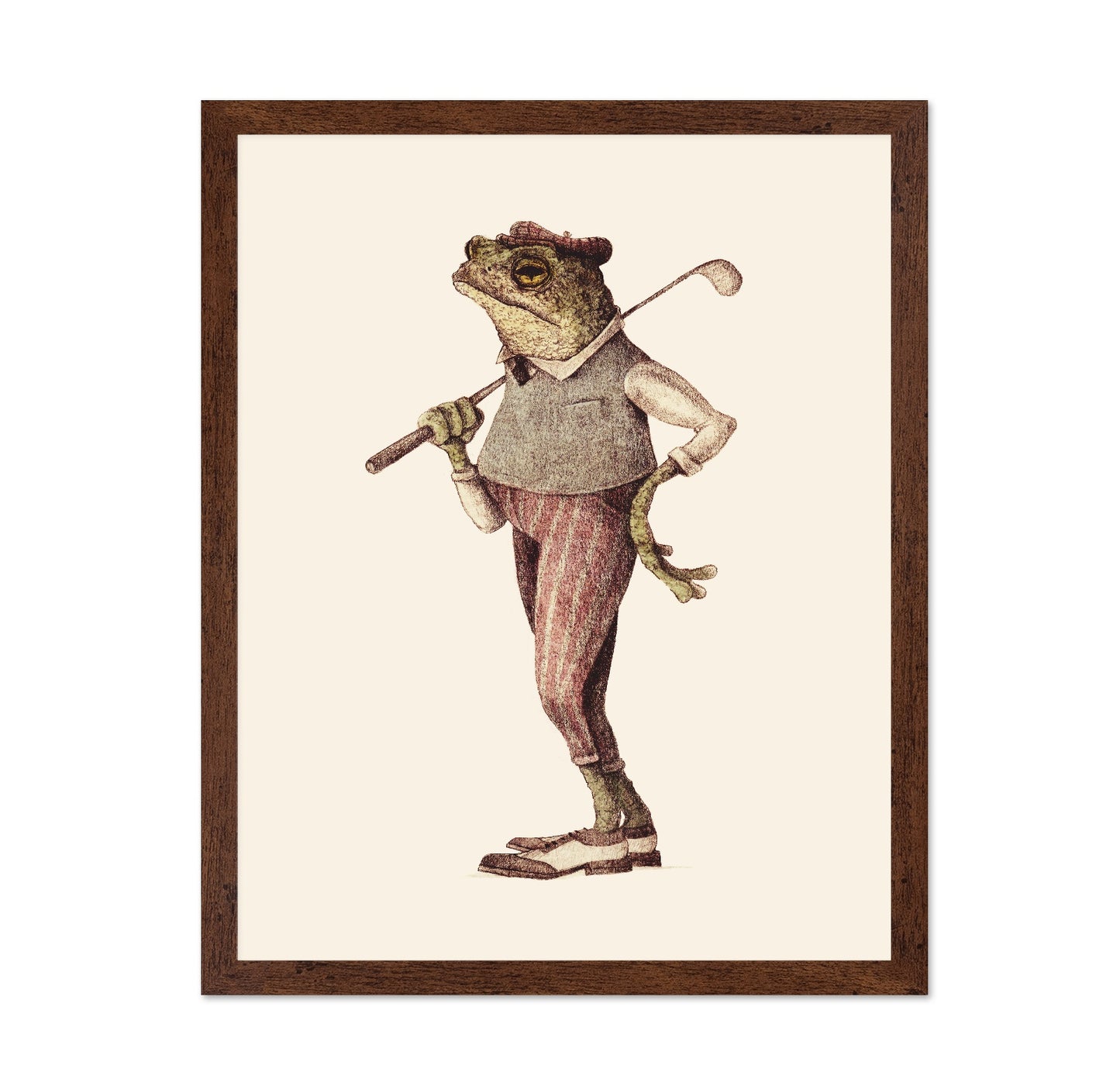 Golfing Frog