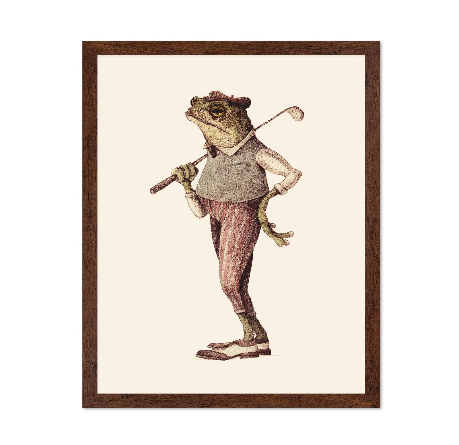 Golfing Frog