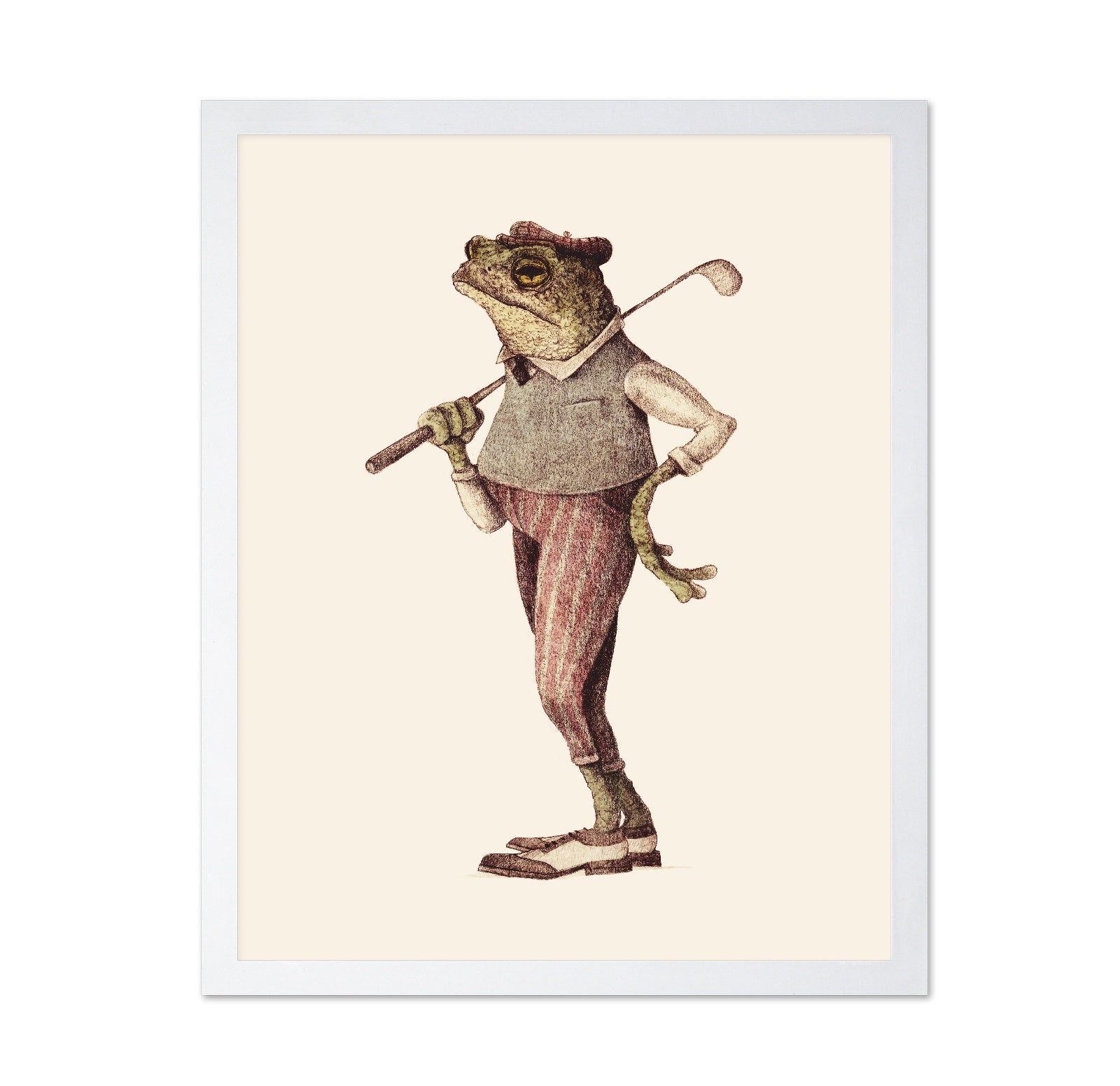 Golfing Frog