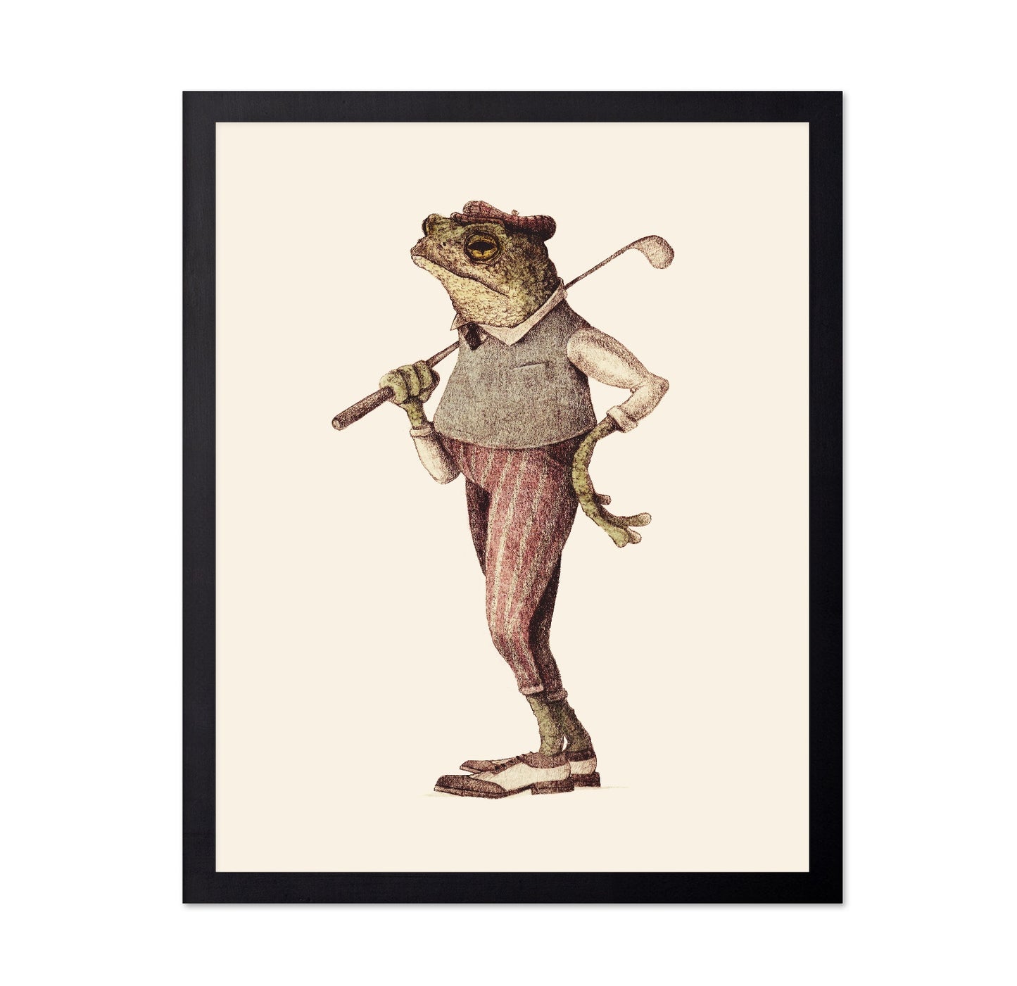 Golfing Frog