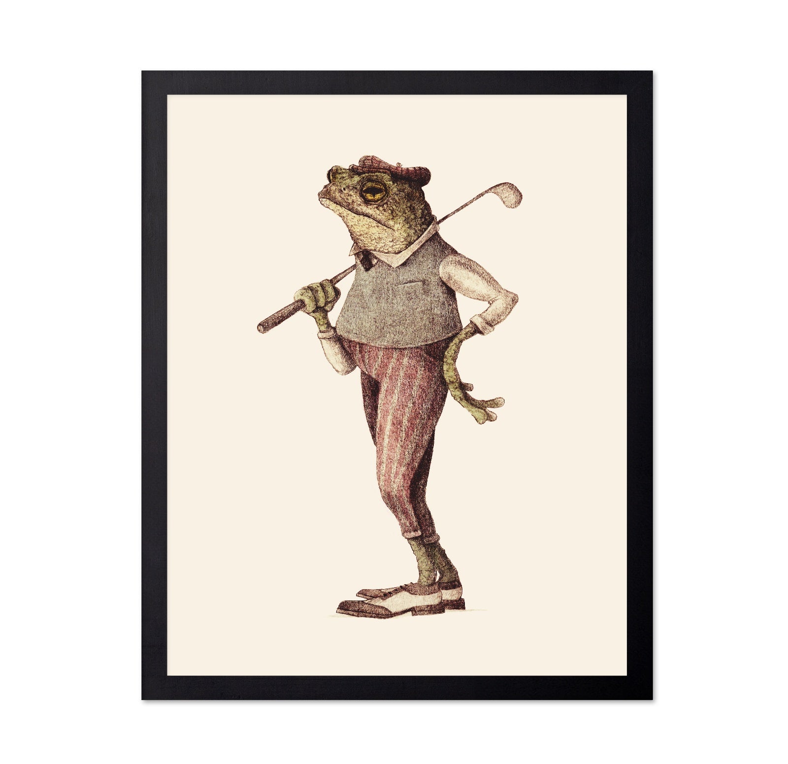 Golfing Frog