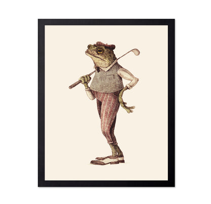 Golfing Frog