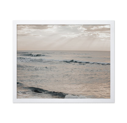 Overcast Ocean Waves