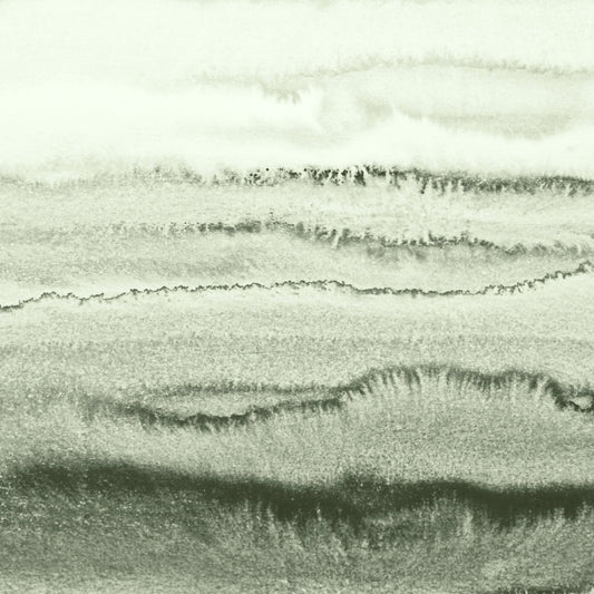 Green Watercolor Waves