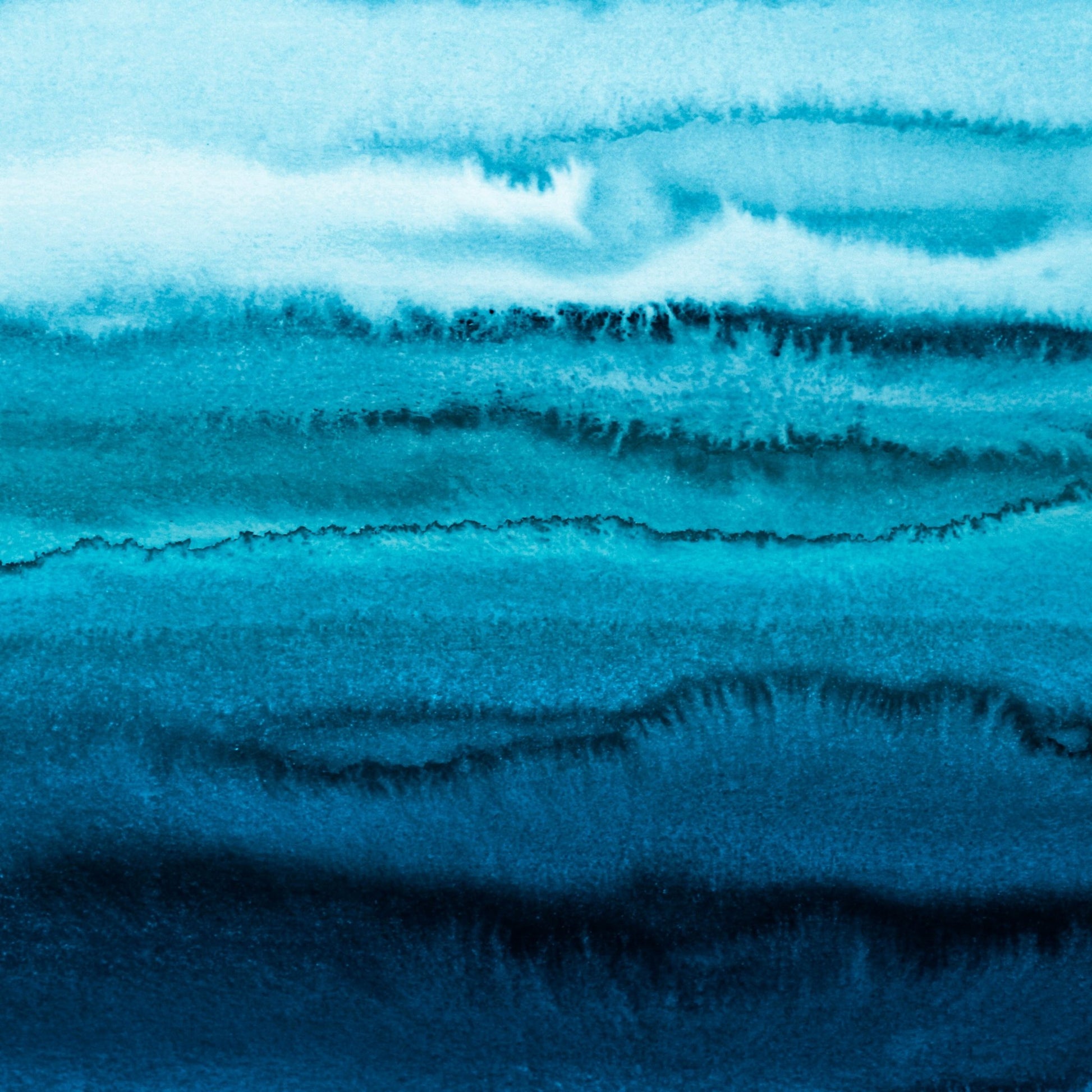 Blue Tides Abstract