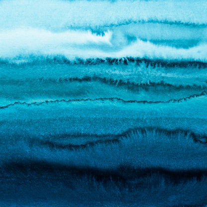 Blue Tides Abstract