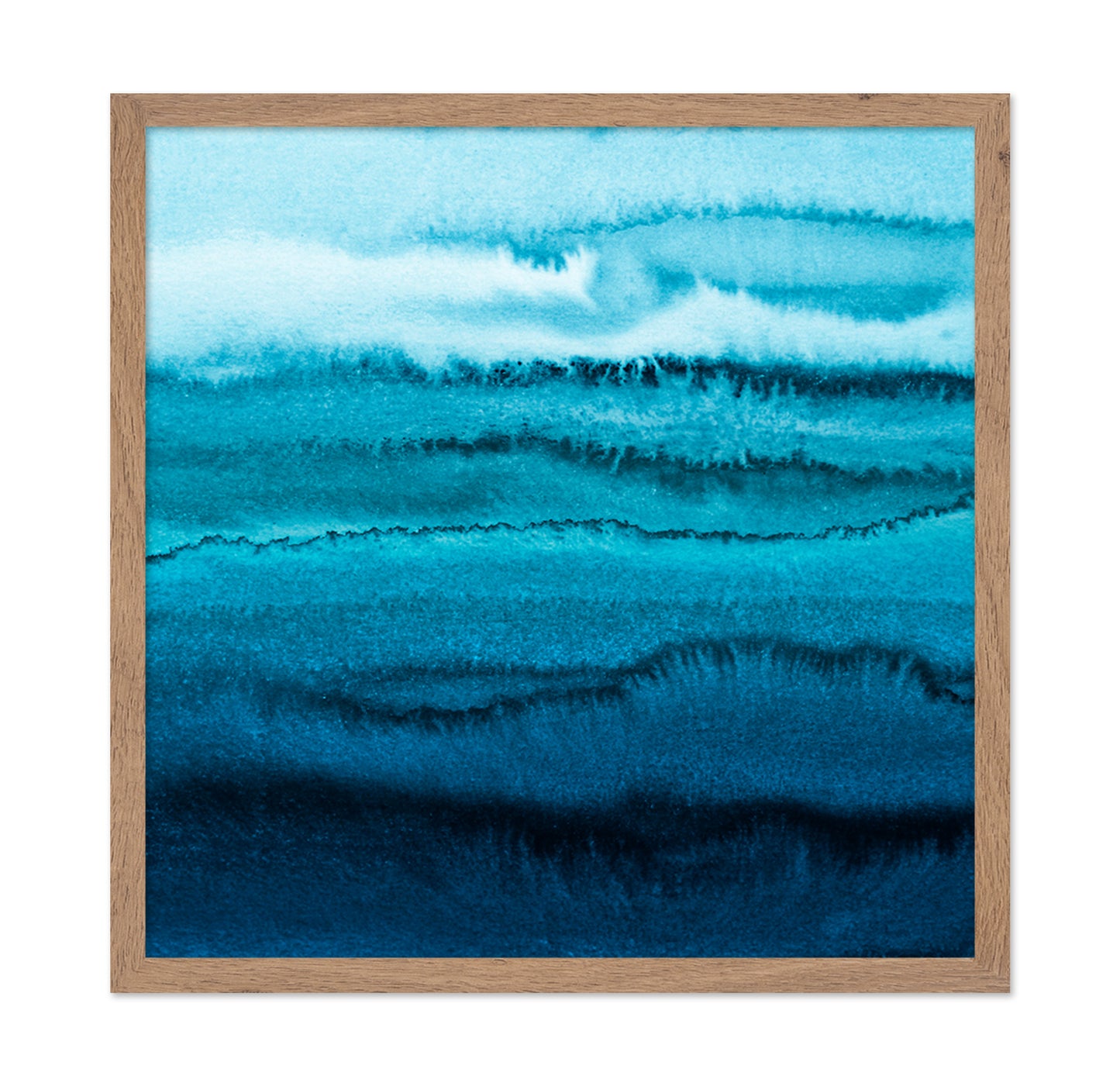 Blue Tides Abstract