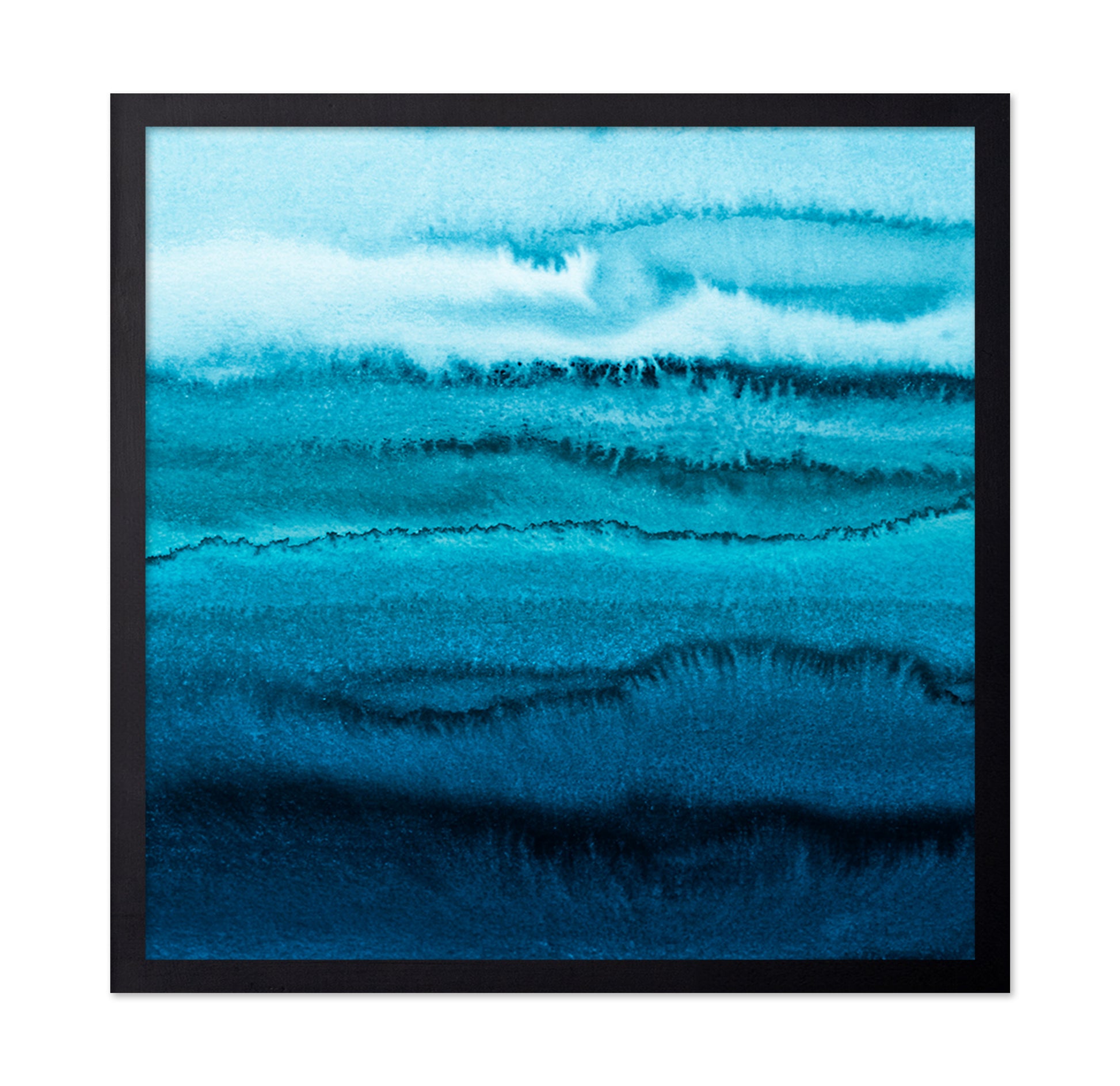 Blue Tides Abstract
