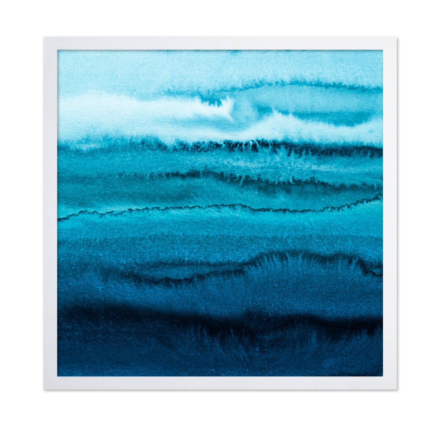 Blue Tides Abstract