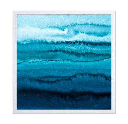 Blue Tides Abstract