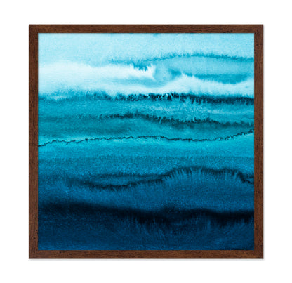 Blue Tides Abstract