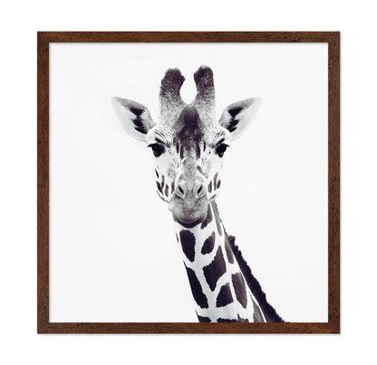 Minimal Giraffe Portrait No1