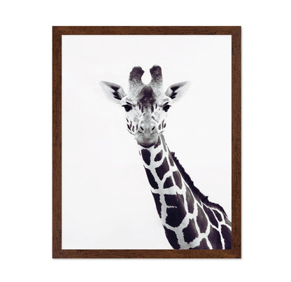 Minimal Giraffe Portrait No2