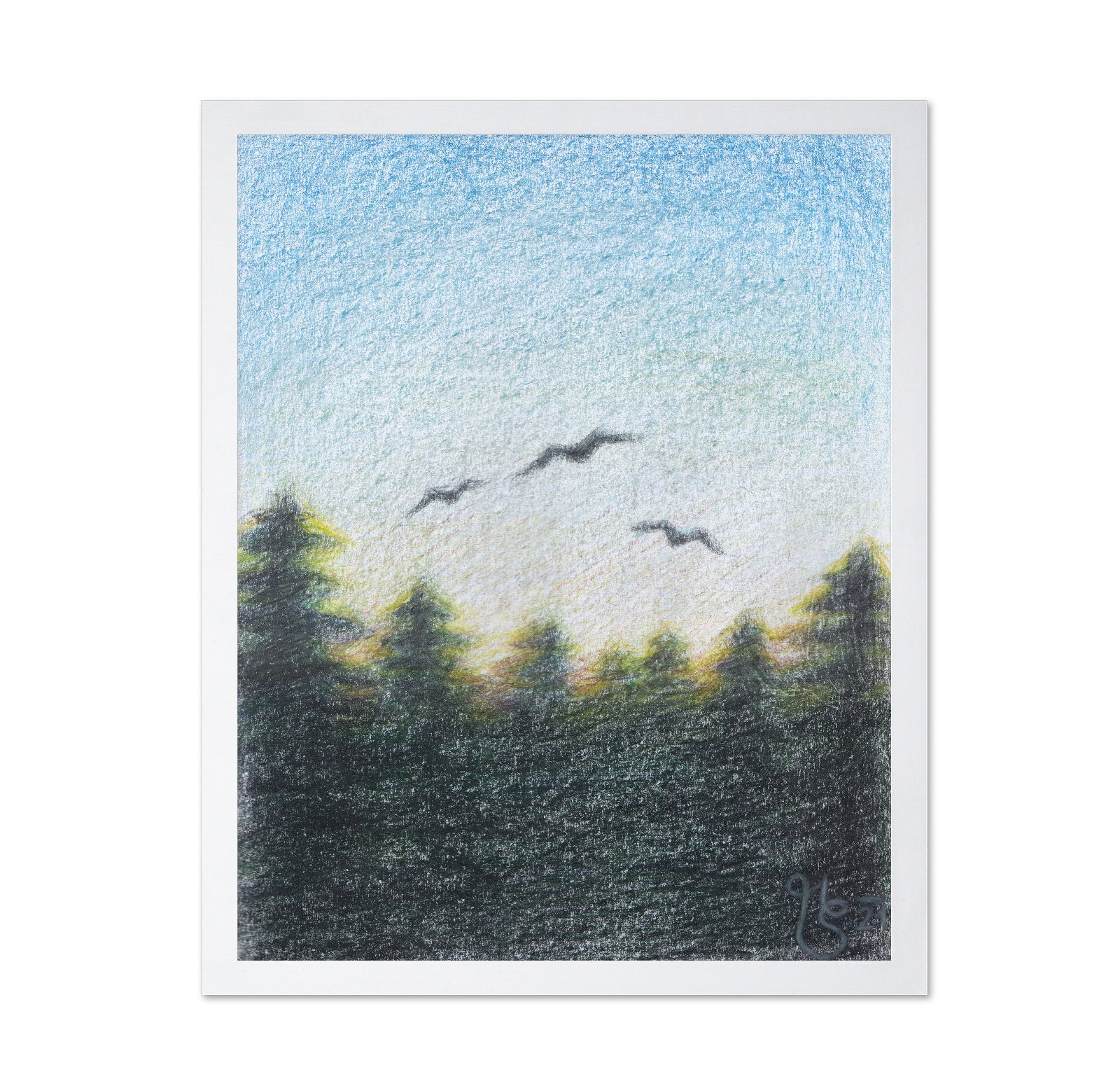Flight At Dusk