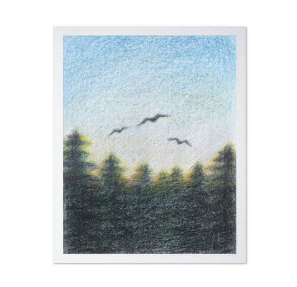 Flight At Dusk