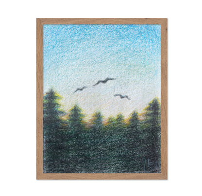 Flight At Dusk