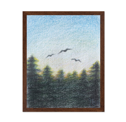 Flight At Dusk
