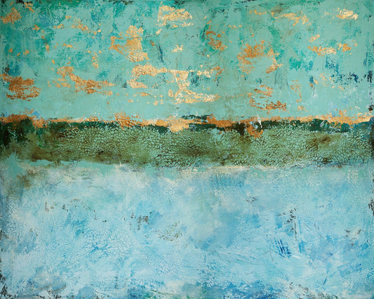 Teal Gold Horizon