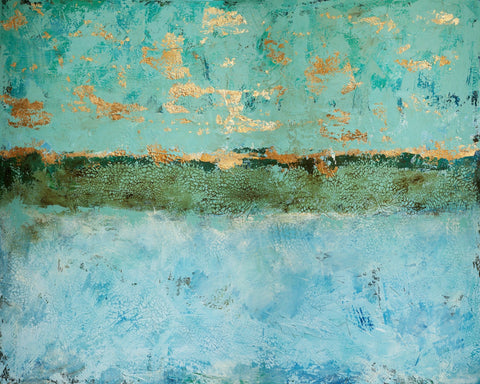 Teal Gold Horizon