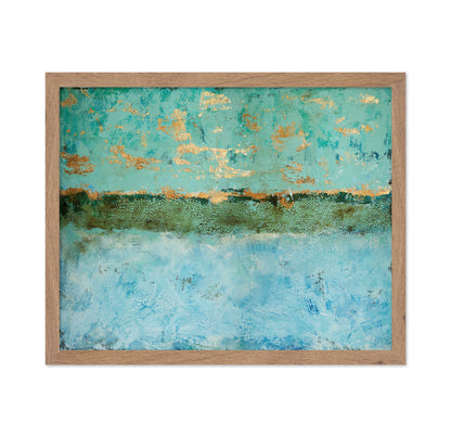 Teal Gold Horizon