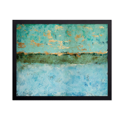 Teal Gold Horizon