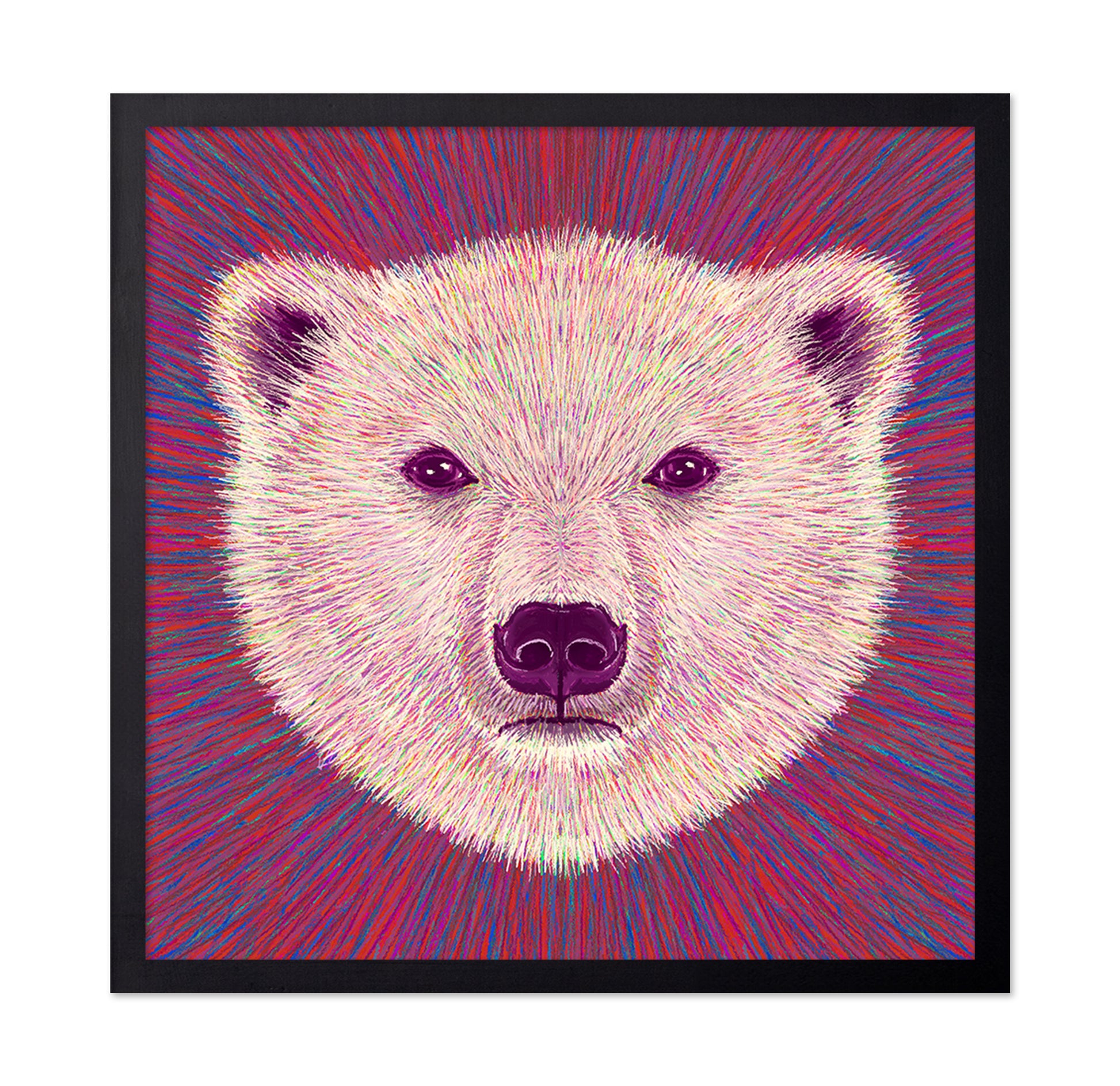 Neon Polar Bear