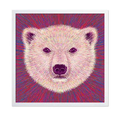 Neon Polar Bear