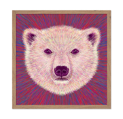 Neon Polar Bear