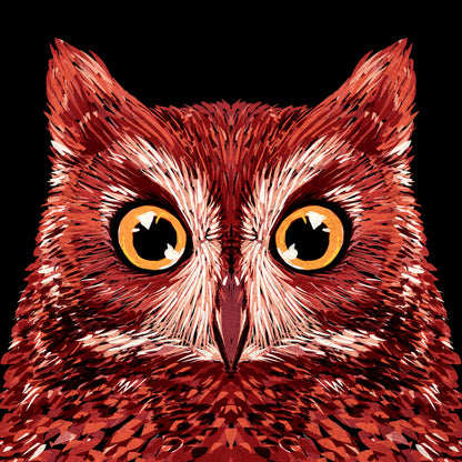Red Owl Face